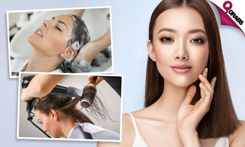 Hydra Cool Collagen OR Brightening Facial + Hair Wash + Blow-Dry!
